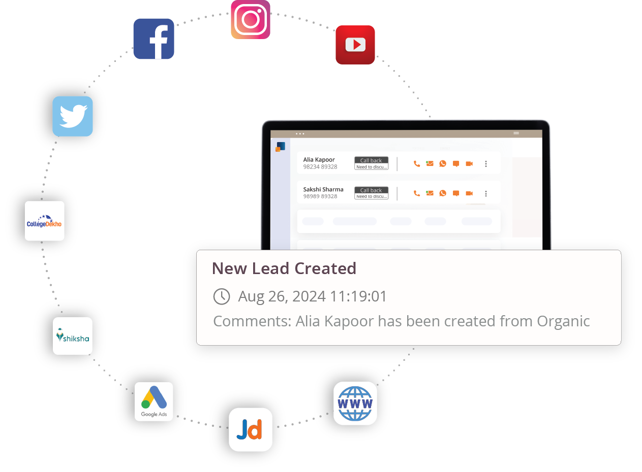 Seamless lead source integration